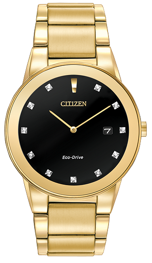 Eco Drive Gold Tone Stainless Steel Citizen Watch