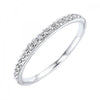 10KT Round 1/8CTW Diamond Ring-Available in Rose, Yellow and White Gold