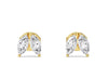 Double Marquise Lab Grown Diamond Stud Earrings