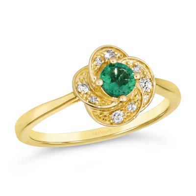 Honey Gold Costa Smeralda Emeralds Le Vian Ring