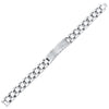 Men's Steel Diamond Bracelet 1/5 Ct