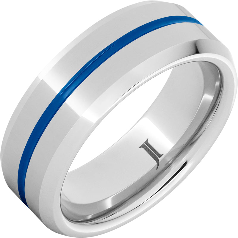 Thin Blue Line Serinium® Ring