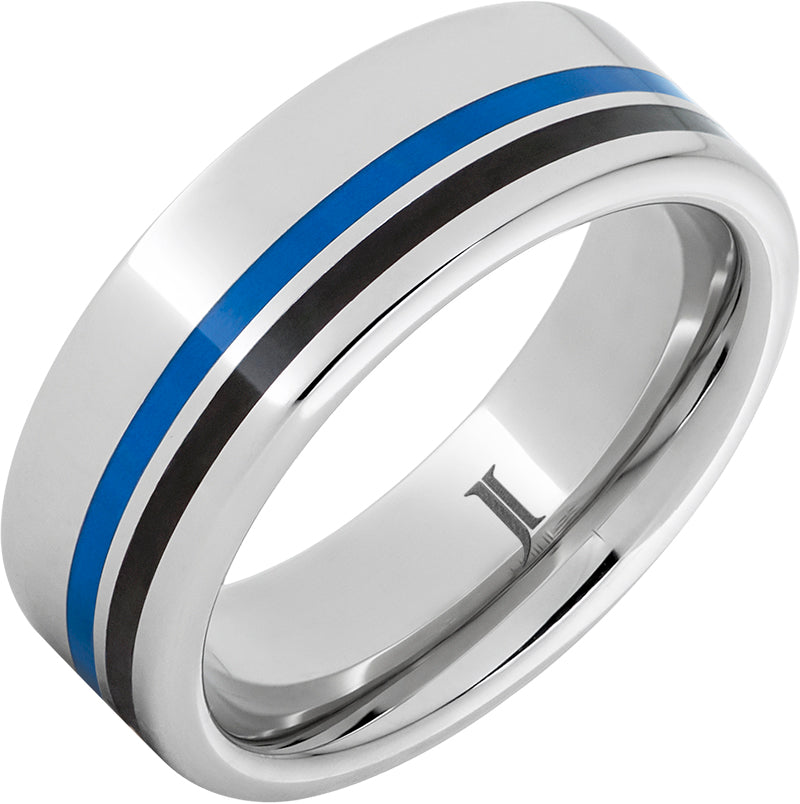Standing Together - Serinium® Enamel Inlay Ring