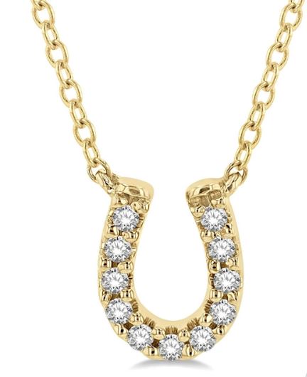 Horseshoe Petite Diamond Necklace