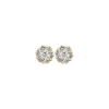 Flower Cluster Diamond Earrings