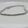 Elegant 14k White Gold 2ctw Estate Diamond Tennis Bracelet
