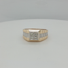 14K Two-Toned Rolex Diamond Gents Ring