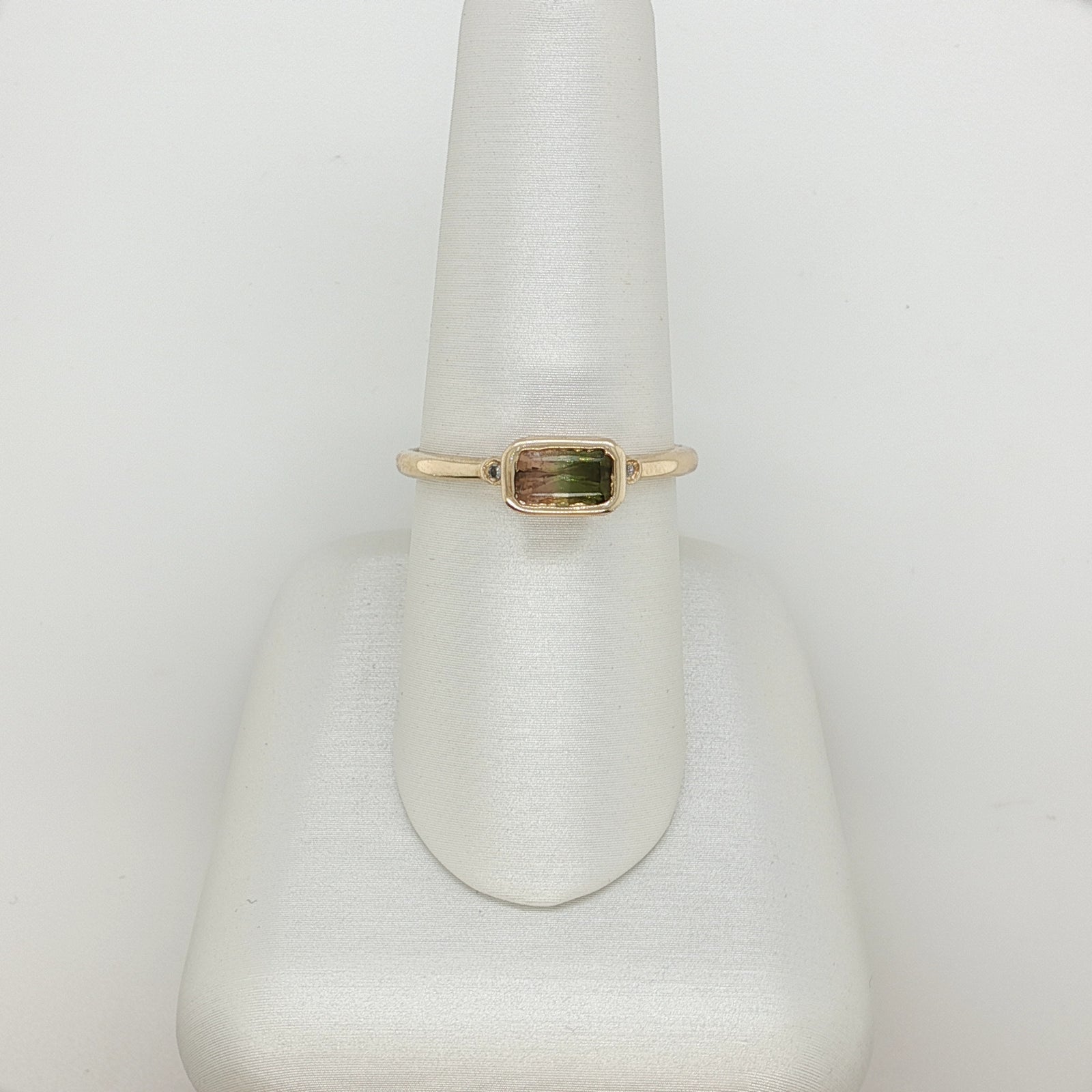 Watermelon Tourmaline Ring