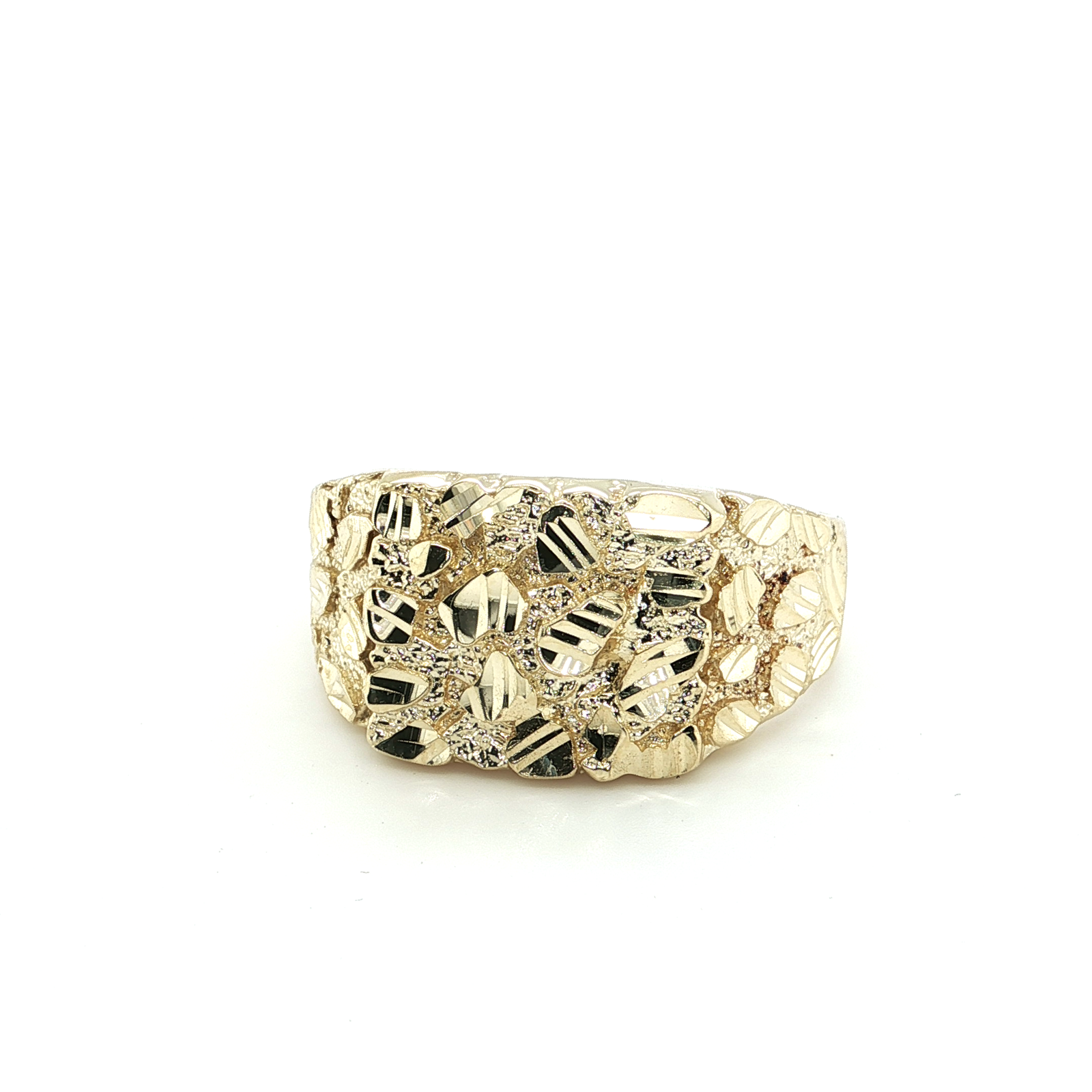 10K Yellow Gold Gent's Nugget Ring