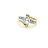 18K YG NATURAL DIAMOND MARQUISE BRIDAL SET