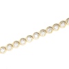 7" 10k Yellow Gold Tennis Bracelet with 2 CTW Round Brilliant Cut Diamonds