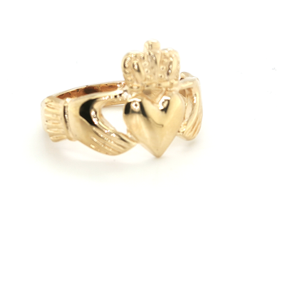 Yellow Gold Claddagh Ring: Irish Symbol of Love, Loyalty, and Friendship