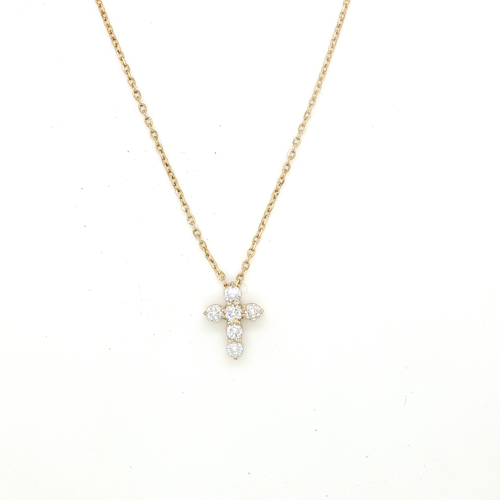 Petite Diamond Cross Pendant
