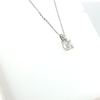14K White Gold Lab Grown Diamond Solitaire