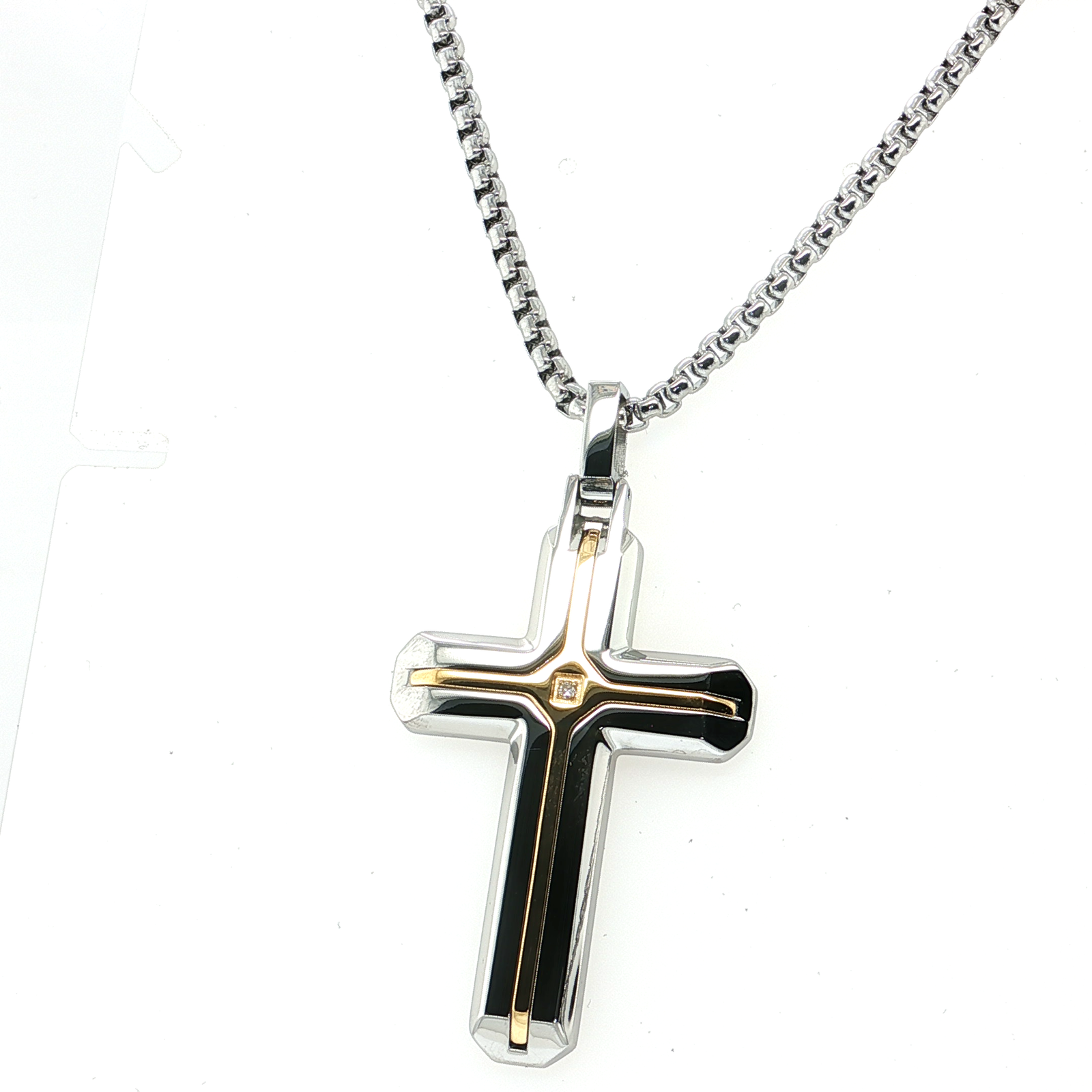 Stainless Steel Two-Toned Gent's Watch