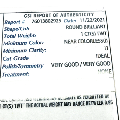 Platinum Diamond Multistone Ring in White Gold Setting