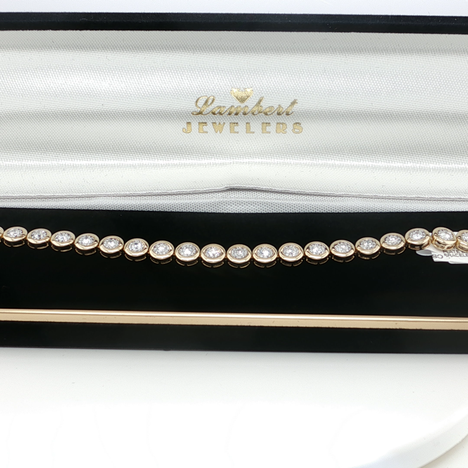 7" 10k Yellow Gold Tennis Bracelet with 2 CTW Round Brilliant Cut Diamonds