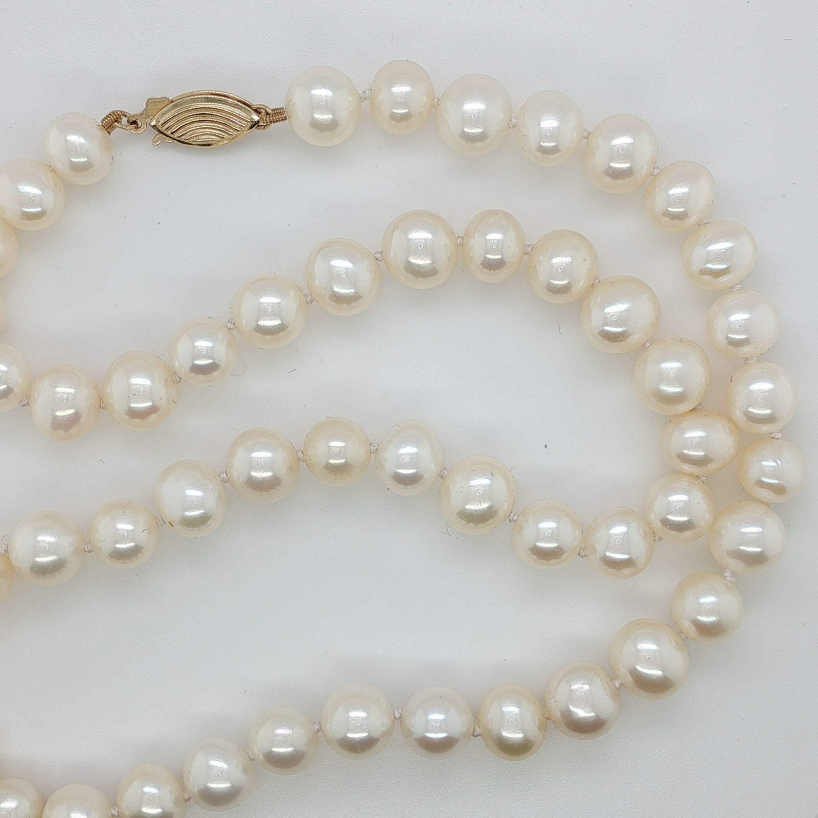 Classic Freshwater Pearl Strand with Yellow Gold Clasp