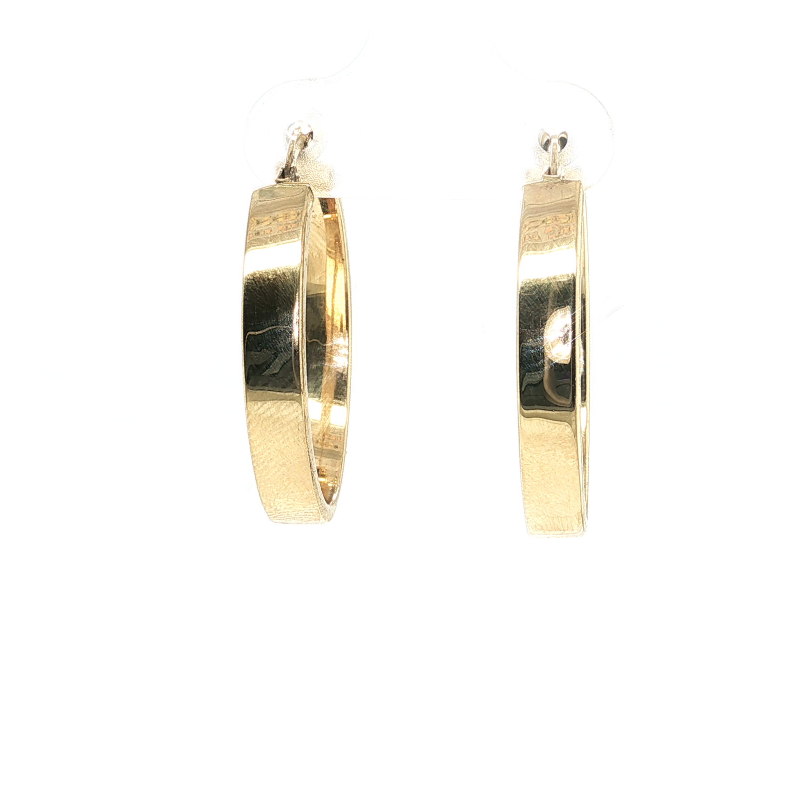 14k Yellow Gold Hoop Earrings