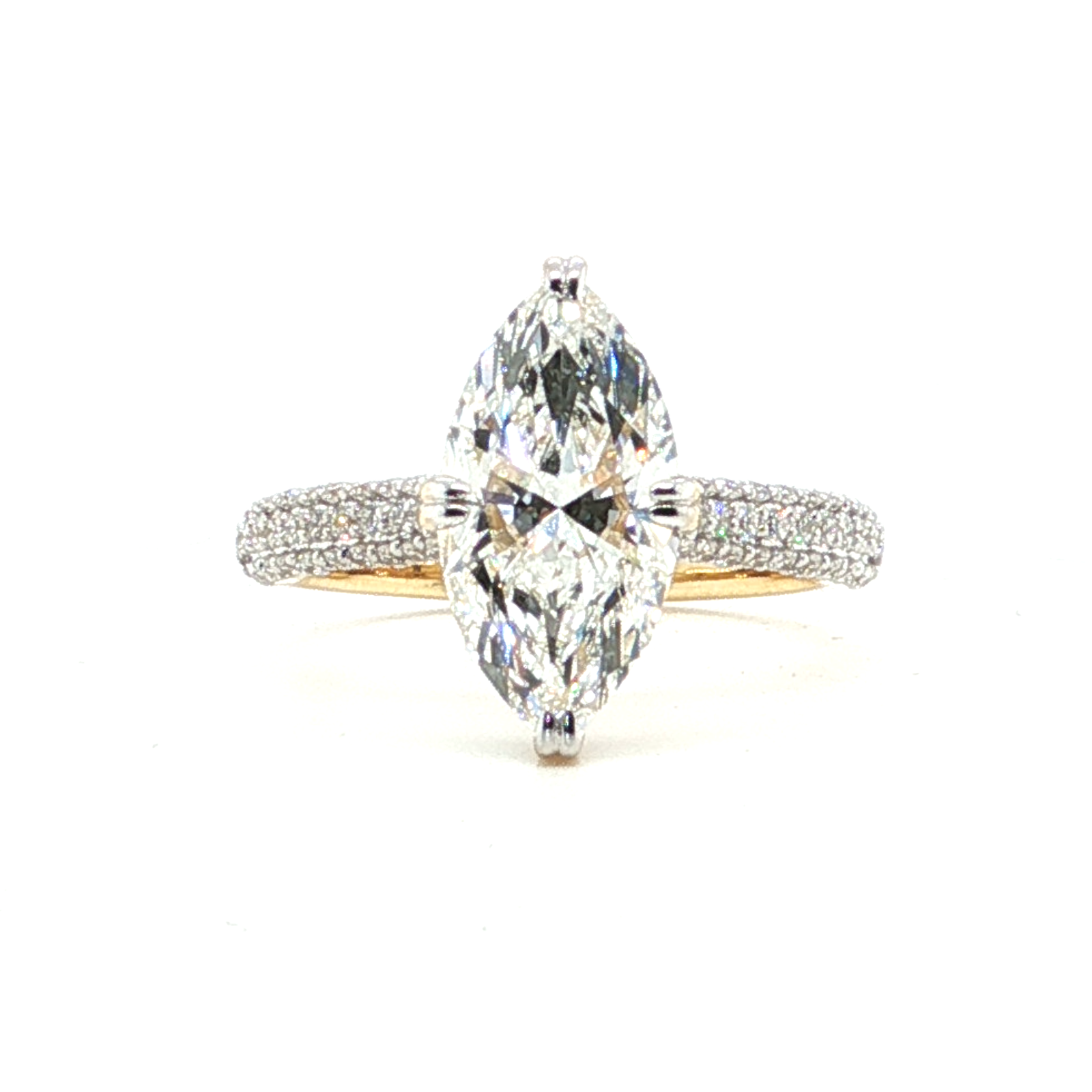 "Cynthia" 10K Marquise Engagement Ring