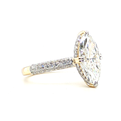 "Cynthia" 10K Marquise Engagement Ring
