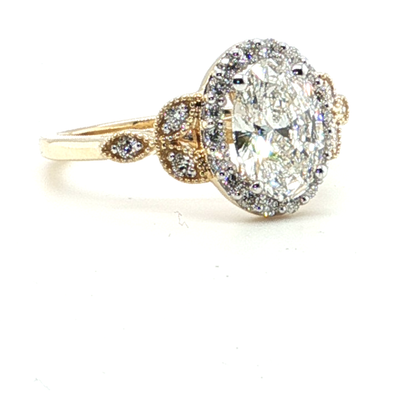 "Millie" 10k Yellow Gold Engagement Ring