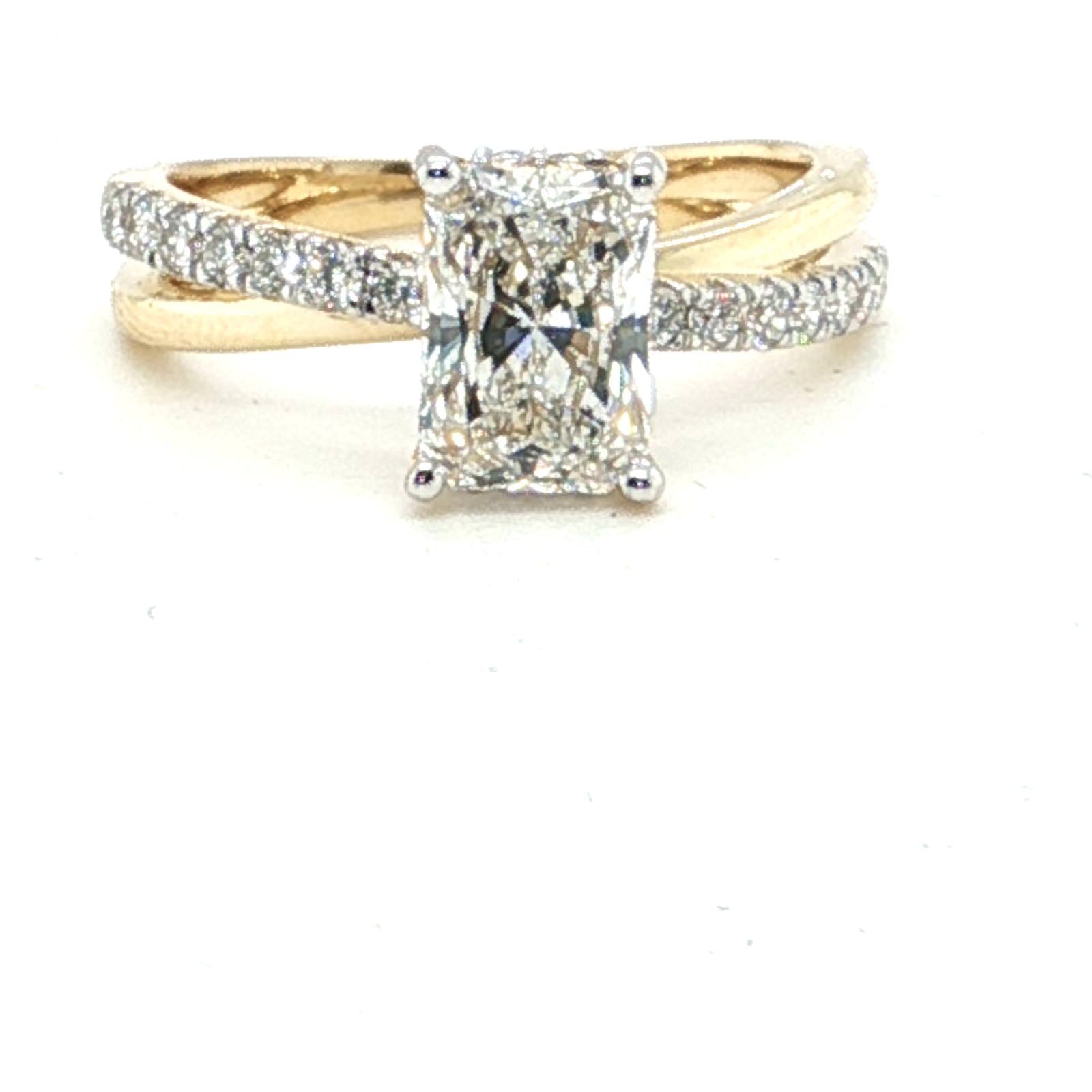 "Gabriella" 10k Yellow Gold Engagement Ring