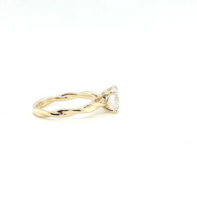 "Valerie" 10k Yellow Gold Engagement Ring