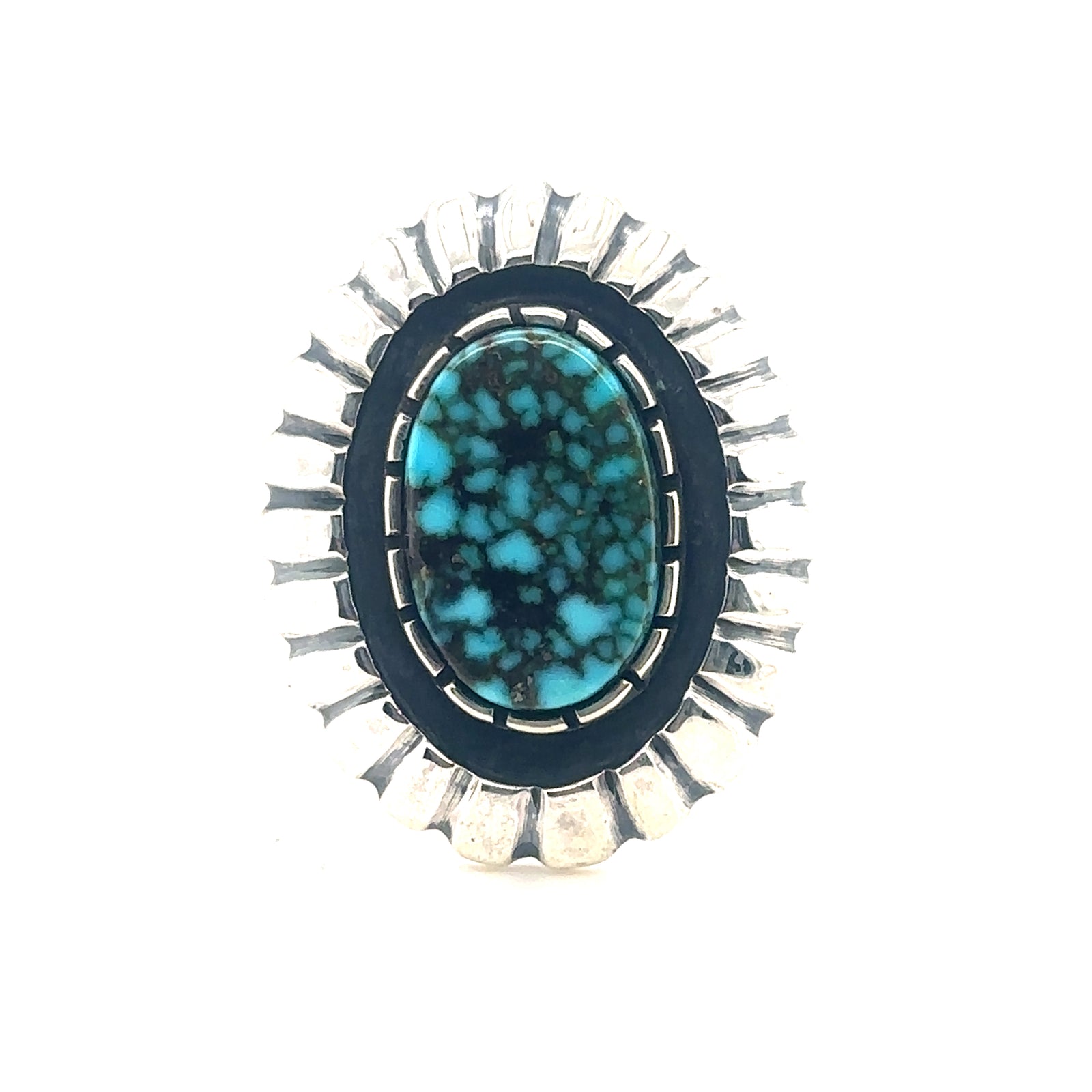 Sterling Silver Oval Turquoise Ring