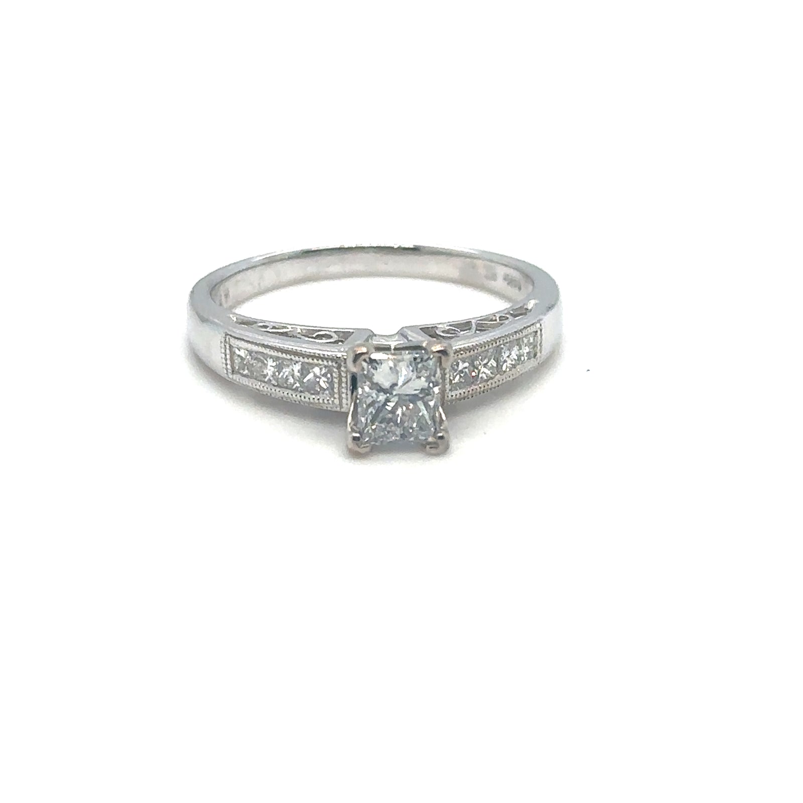 "Vana" White Gold Engagement Ring