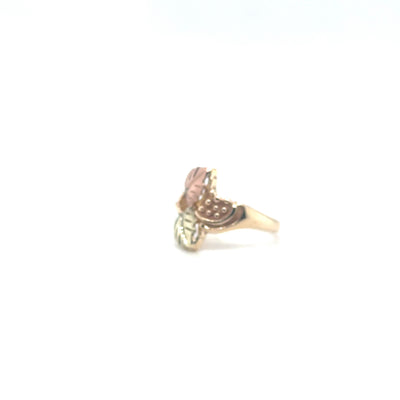 10K Black Hills Gold Leaf Ring
