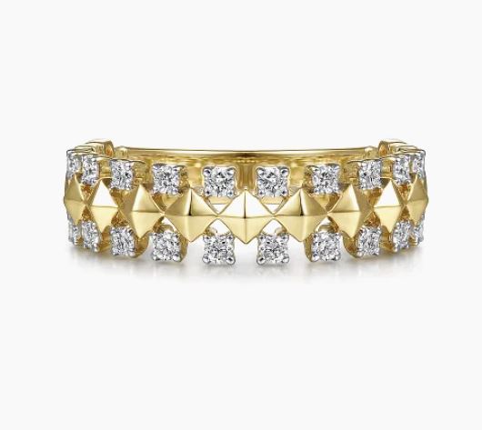 10K Yellow Gold Diamond Cluster Fashion Ring| 1.10 CT TDW| 4.3 Grams| Size  6.75