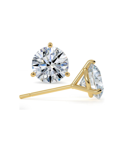 Valentine's Special - 14K Yellow Gold 3/4 CTW Lab Grown Diamond Studs
