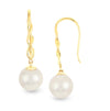 Freshwater Pearl Braided Drop Earrings