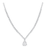 PEAR SHAPE DIAMOND NECKLACE