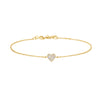 Gold Sweetheart Pavé Bracelet