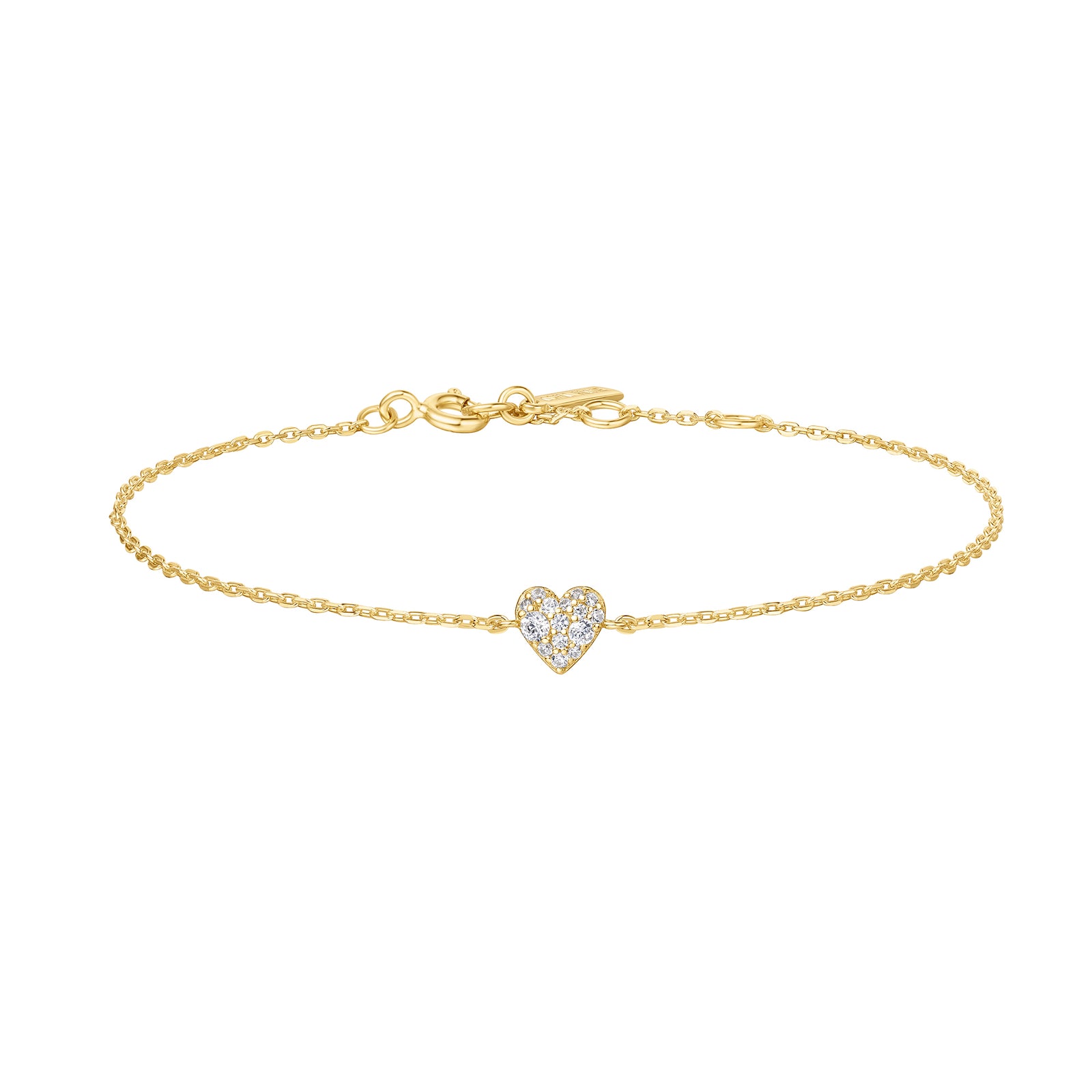 Gold Sweetheart Pavé Bracelet
