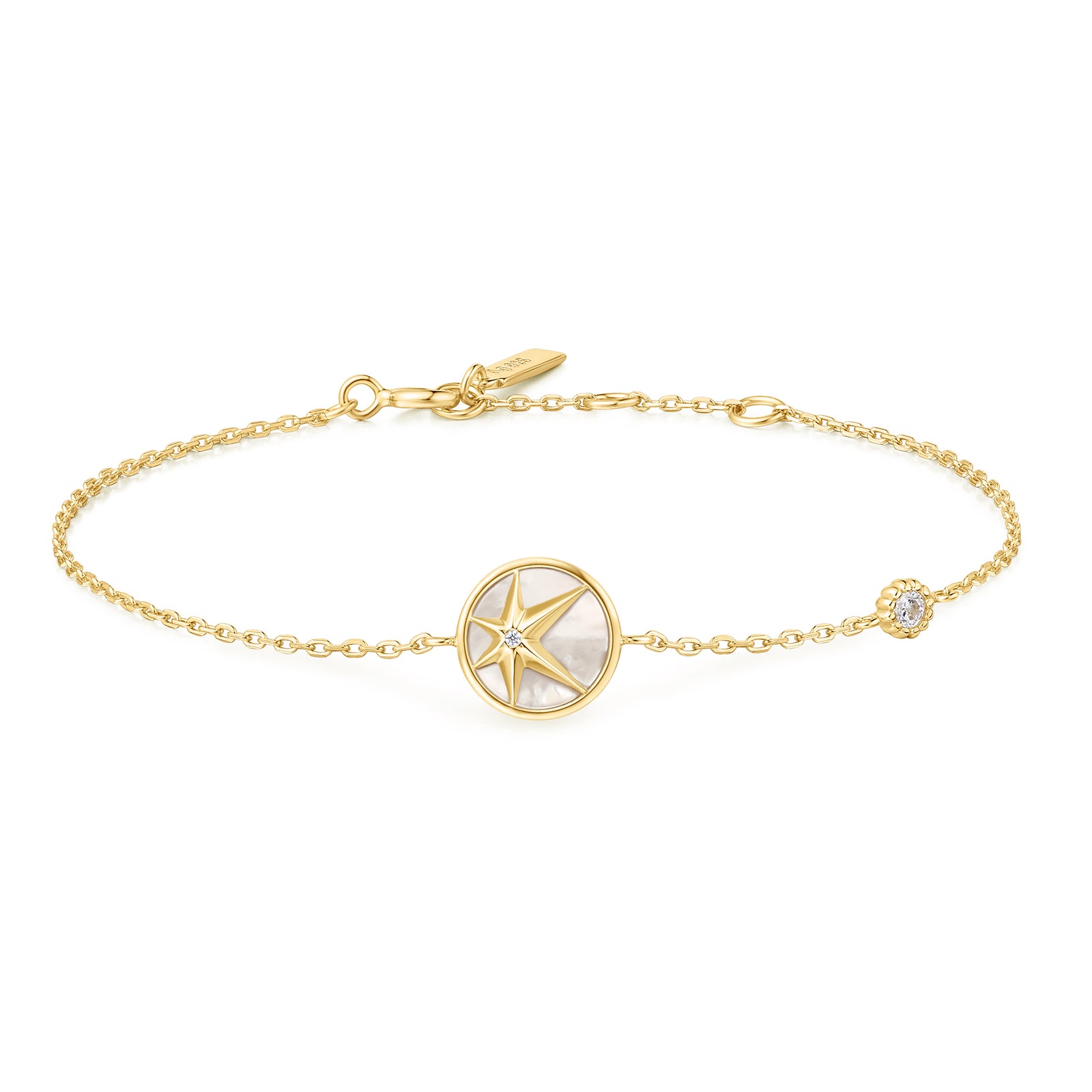 Gold Star Mother-of-Pearl Bracelet