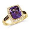 Honey Gold Grape Amethyst Le Vian Ring