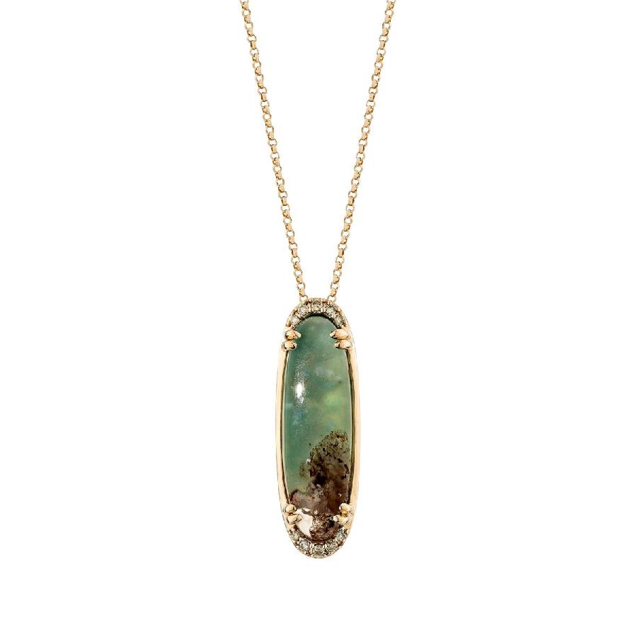 Le Vian® Long Peacock Aquaprase™ Necklace