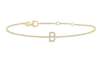 Initial Diamond Bracelet