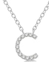 Initial Diamond Pendant