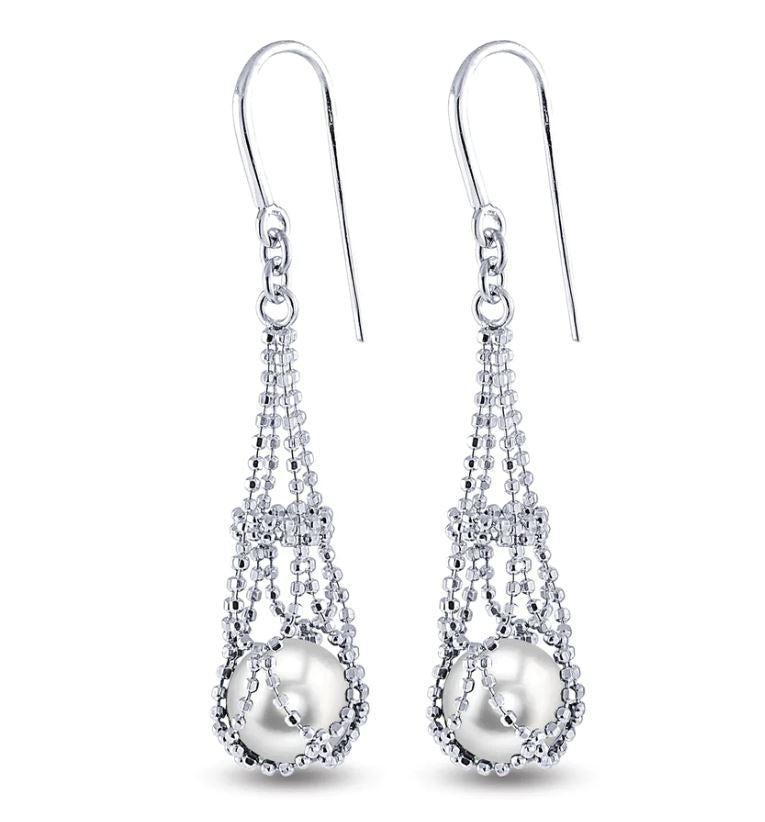 Sterling Silver Freshwater Pearl Earring