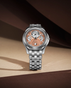 42mm Salmon Dial Citizen Eco-Drive Calendrier Watch - BU0080-52X