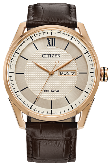 42mm Cream Dial Citizen Eco-Drive Classic - AW0082-01A