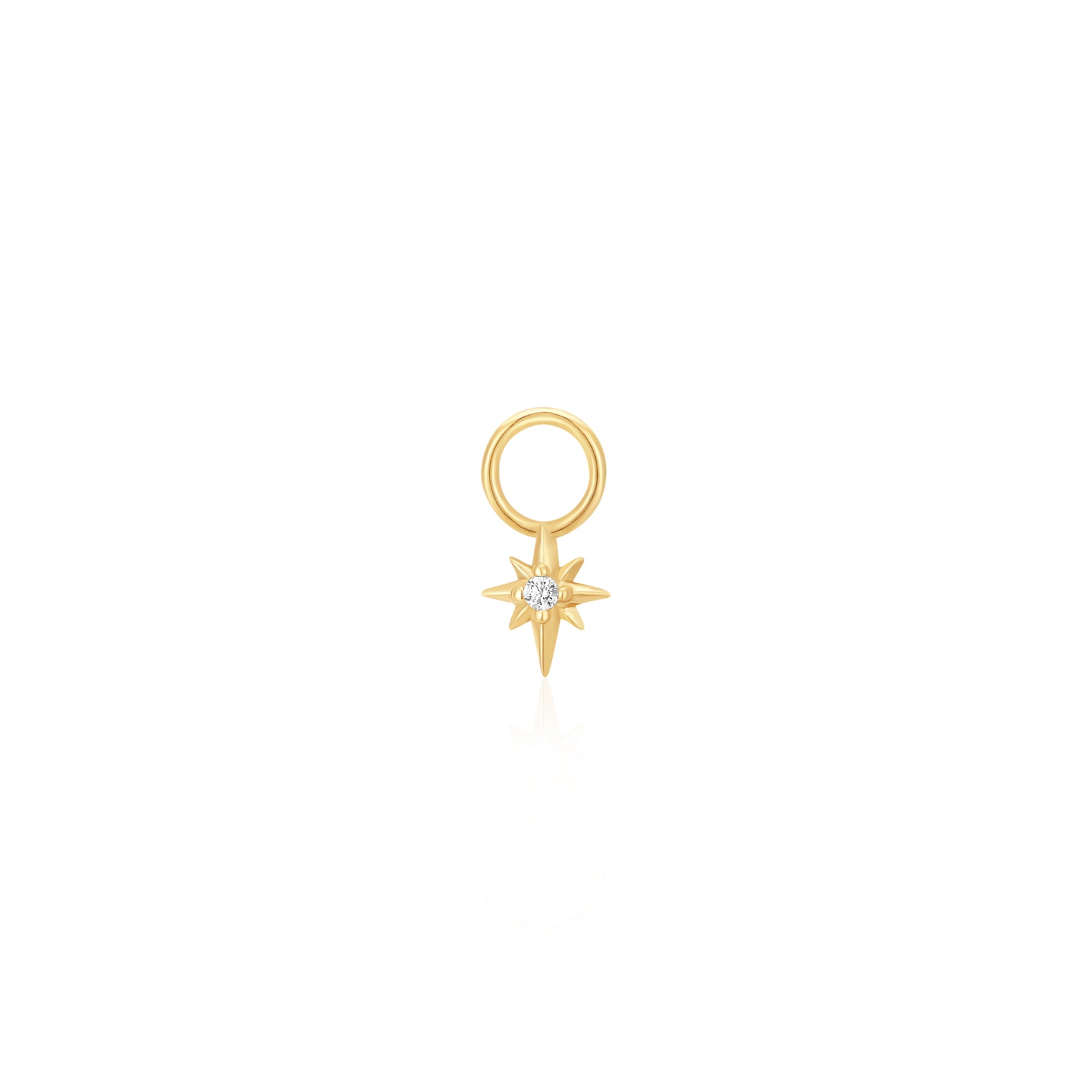 Gold Star Earring Charm