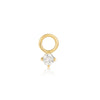 Gold Sparkle Earring Charm