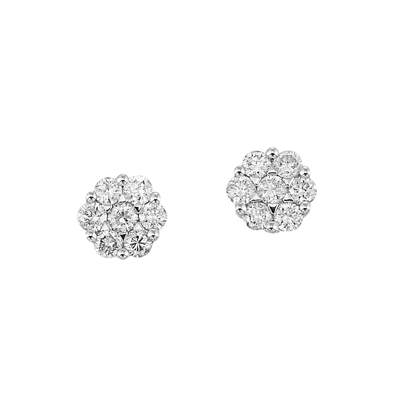 14Kt White Gold Diamond 1/4Ctw Earring