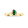 Emerald and Diamond Ring