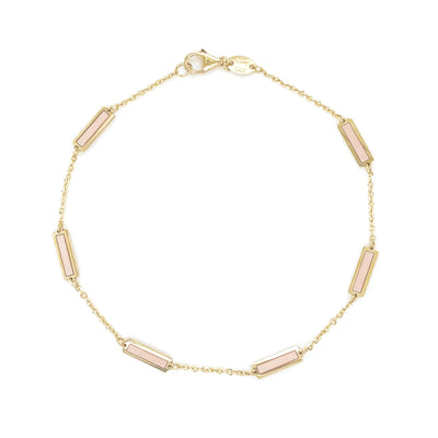 14KT Yellow Gold Bar Bracelet